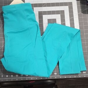 Fabletics Aqua High-Waisted Leggings size M Tall